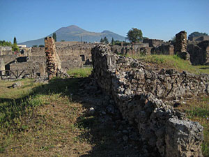 Archeological site in Pompeii